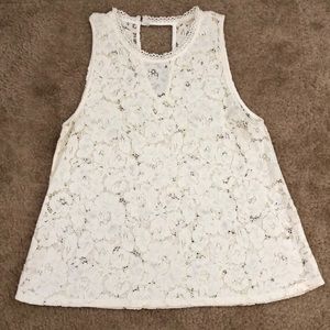 White Lace Top